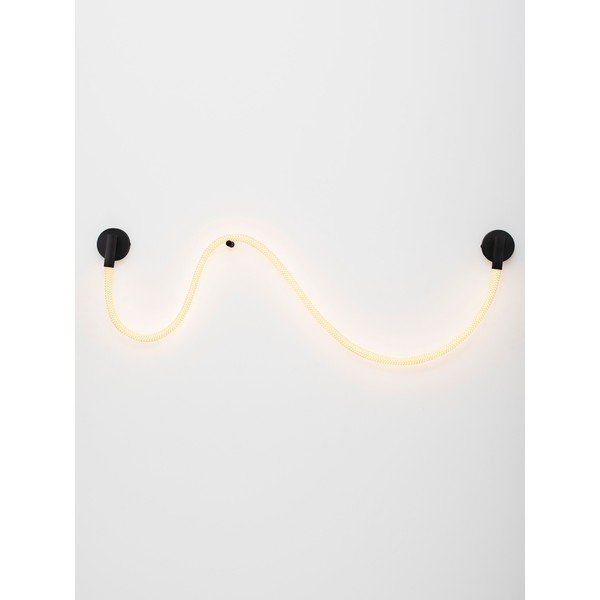 Valge/mattmust terasest LED-seinavalgusti Ilane - Nova Luce-image-4