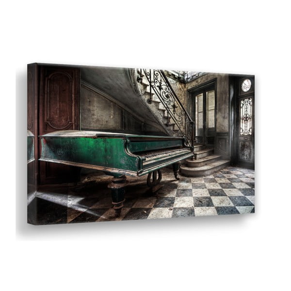 Lõuendmaal Uno Piano, 85 x 113 cm Silver - Styler-image-1