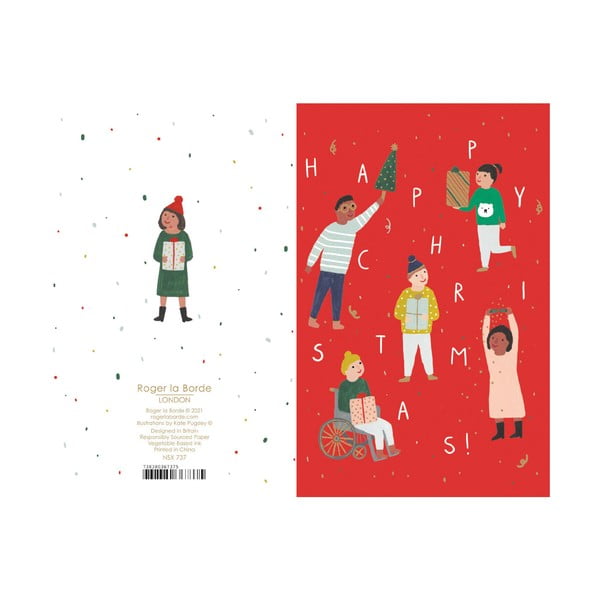 Tervituskaartide komplekt 8 tk jõulumotiiviga Chicago School  – Roger la Borde-image-1