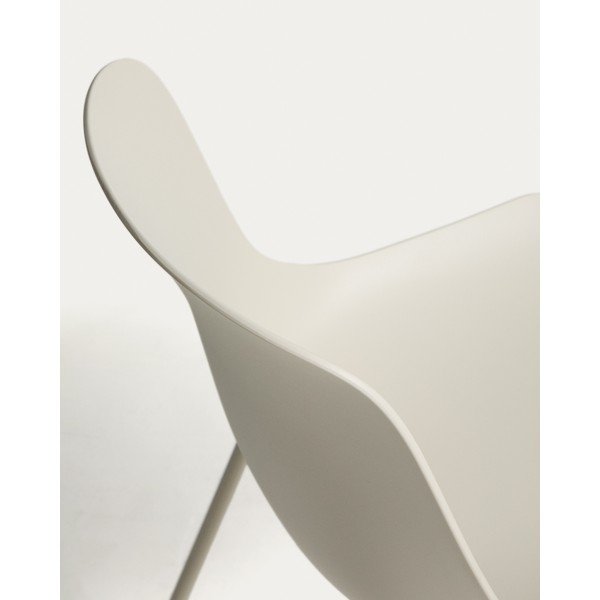 Beež plastist aiatool Altea - Kave Home-image-4