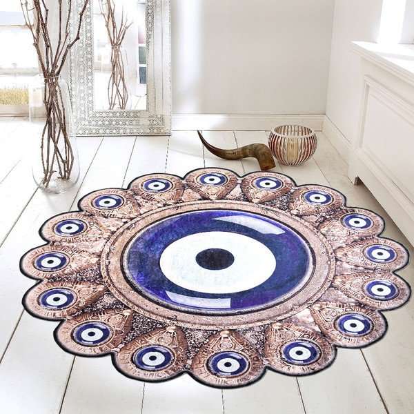 Koberec Vitaus Yang, ⌀ 80 cm