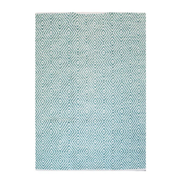 Ručně tkaný světle tyrkysový koberec Kayoom Coctail Ciney, 120 x 170 cm