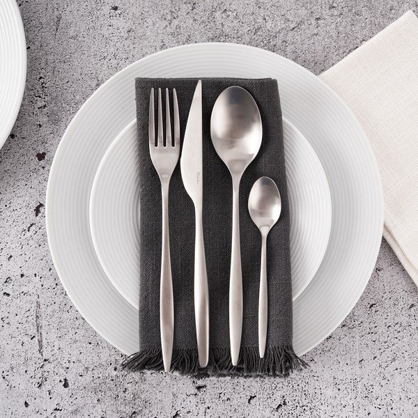 Hõbedased roostevabast terasest söögiriistad 24 tk - Orion-image-1