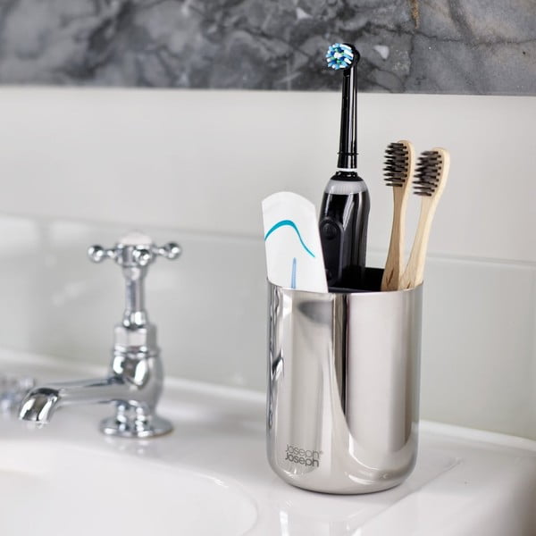 Roostevabast terasest hambaharjatops EasyStore Luxe - Joseph Joseph-image-1