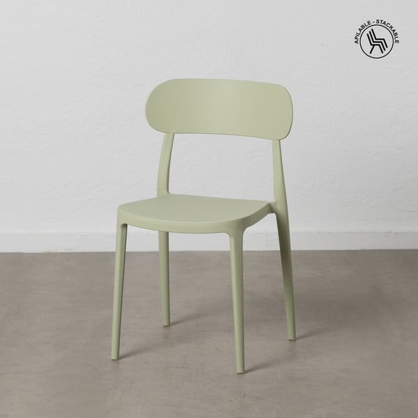 Helerohelised plastikust söögitoolid 2tk komplektis - Ixia-image-1