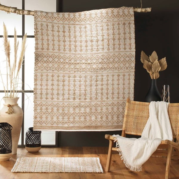 Kreem vaip 60x90 cm Orya - douceur d'intérieur-image-1