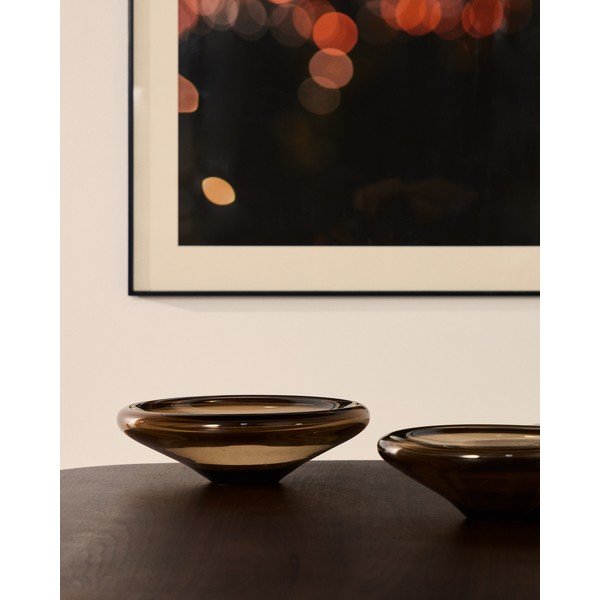 Beež klaasist kauss ø 27 cm Zolira - Kave Home-image-1