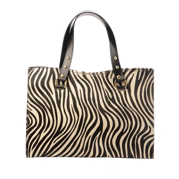 Kožená kabelka Tina Panicucci Spotted Zebra