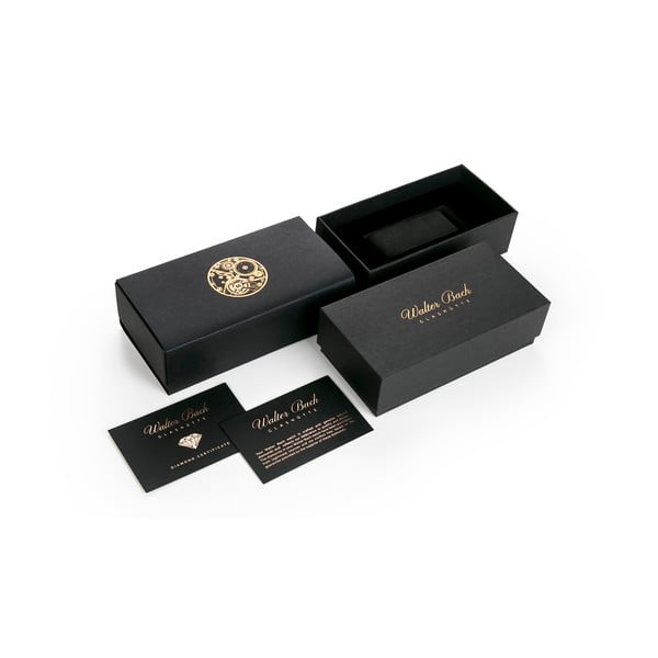 Dámské hodinky s 1 diamantem a páskem z nerezové oceli Walter Bach Diamond-image-2