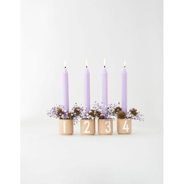 4 musta küünlajalga komplekt - Design Letters-image-2