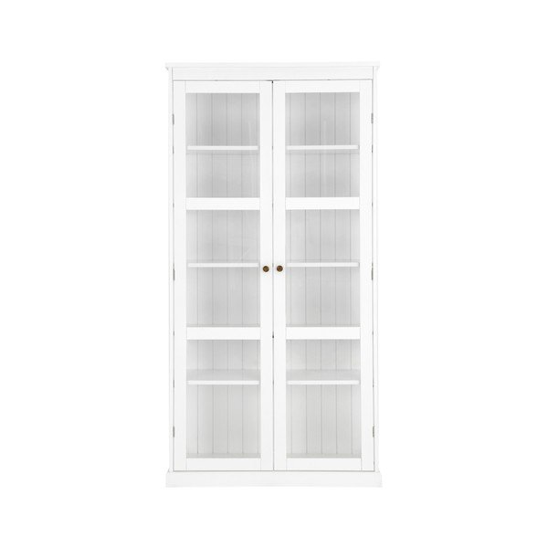 Valge MDF-ist vitriinkapp 98x193x34 cm Wilma - Ellos Home-image-3