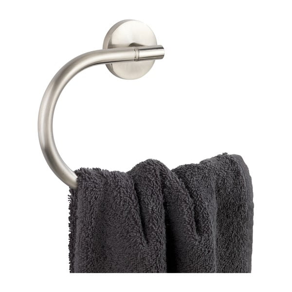 Matist roostevabast terasest seinale paigaldatav rätikuhoidja Cuba - Wenko-image-1