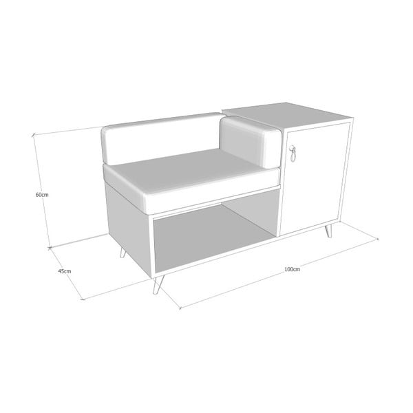 Víceúčelová lavice a komoda Anzer-image-2