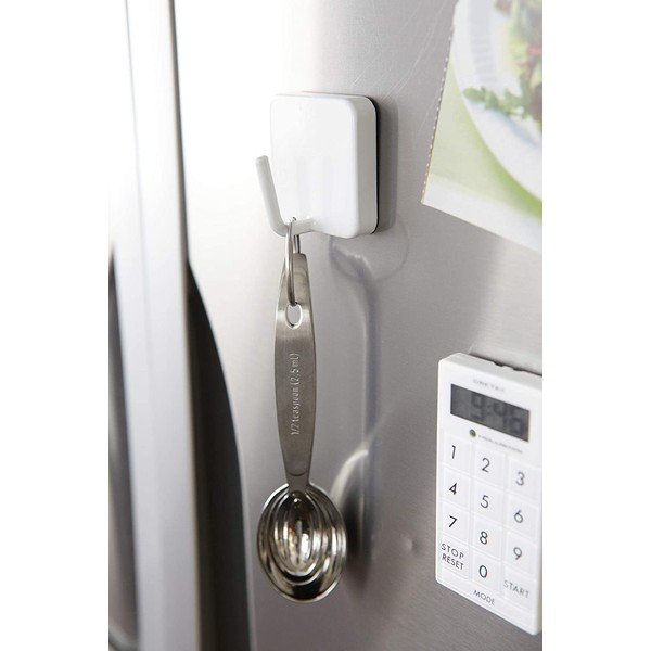 Valge magnetiline konks Tower - YAMAZAKI-image-2