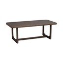 Kohvilaud tumeda naturaalse tammepuust pealispinnaga 50x103 cm Driscoll - Rowico