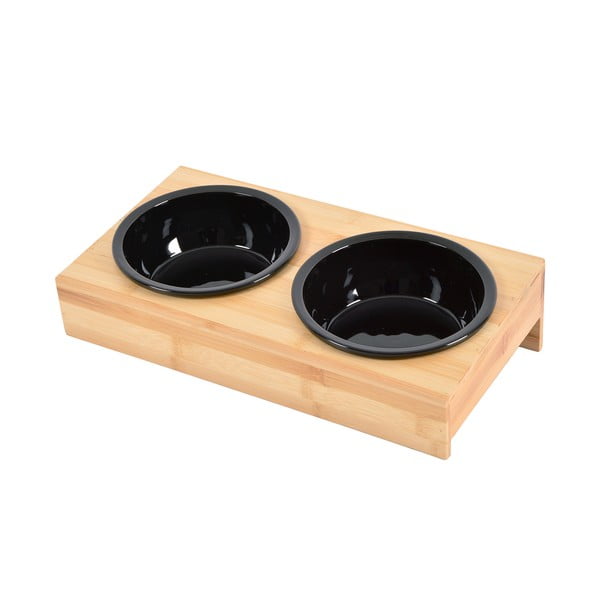 Bambuskauss koos alusega koerale ø 16 cm - Love Story