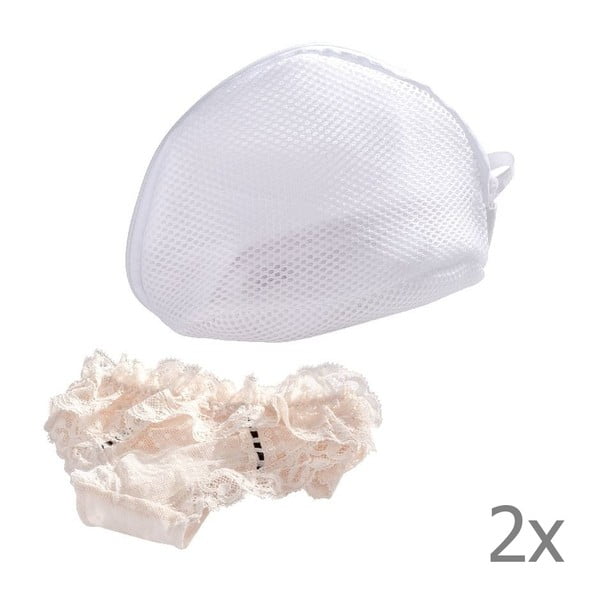 2 valge võrkkomplekt aluspesu pesemiseks - Wenko-image-2