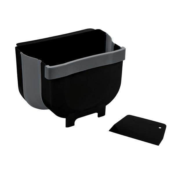 Must rippuv prügikast , 5 l Black Outdoor Kitchen Fago - Wenko-image-2