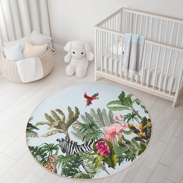 Pestav laste mänguvaip ø120 cm Jungle - Mila Home-image-4
