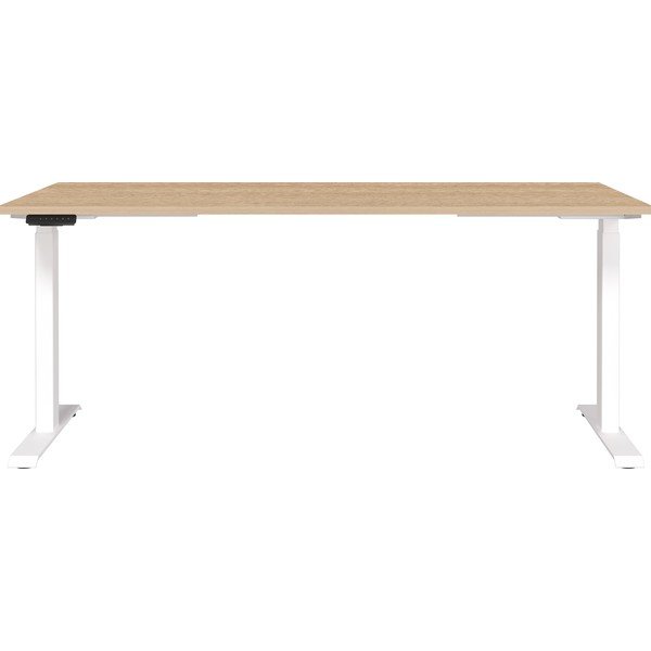 Reguleeritav töölaud elektriliselt reguleeritava kõrguse ja tammepuust pealispinnaga 80x180 cm Jet - Germania-image-1