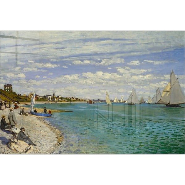 Klaasist maal 70x50 cm Claude Monet - Wallity