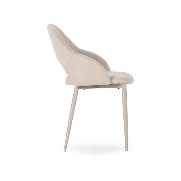 Beežid polsterdatud söögitoolid 2 tk komplektis Lia - Marckeric-image-4