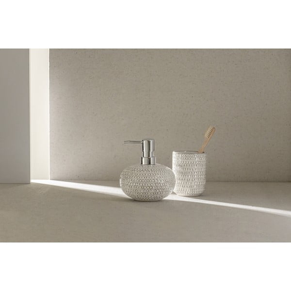 Kreemjas keraamiline tass hambaharjade jaoks Pergole - Wenko-image-3