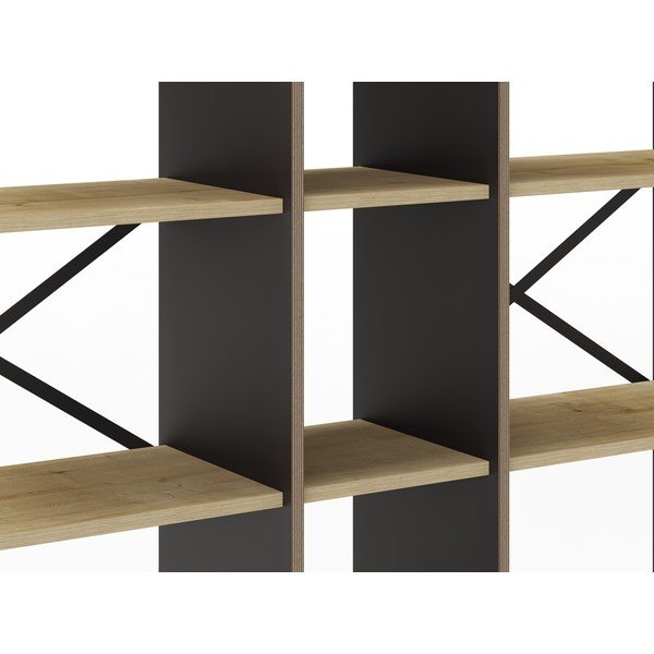 Raamaturiiul tammedekooriga  143,5x175 cm Ara - Marckeric-image-4