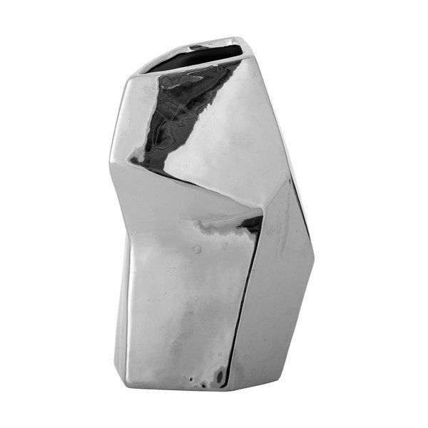 Hõbedast keraamilist vaasi (kõrgus 23 cm) Dimona - Bloomingville-image-3