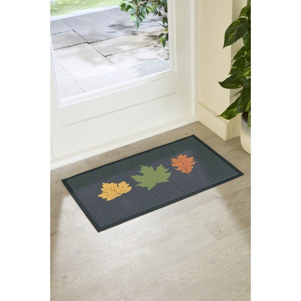 Uksematt 40x70 cm Autumn Leaves on Green - Artsy Doormats-image-3
