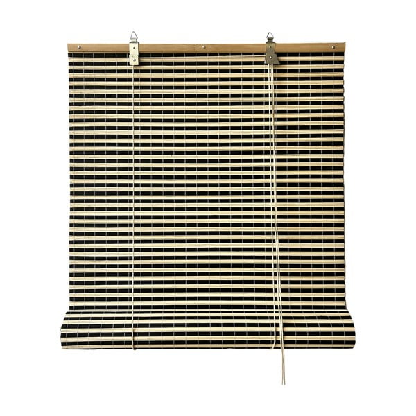 Must bambusest ruloo 200x160 cm Vela - Gardinia