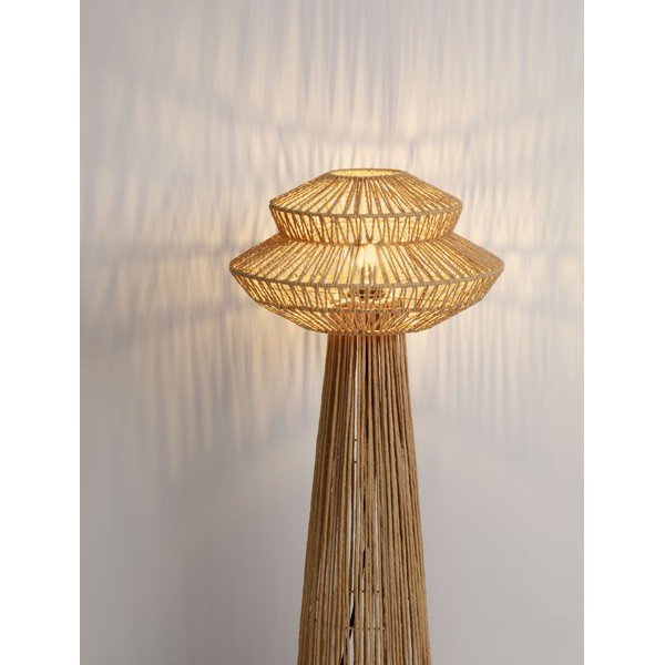 Naturaalses värvitoonis köiest põrandalamp (kõrgus 90,5 cm) Nua - Nova Luce-image-1
