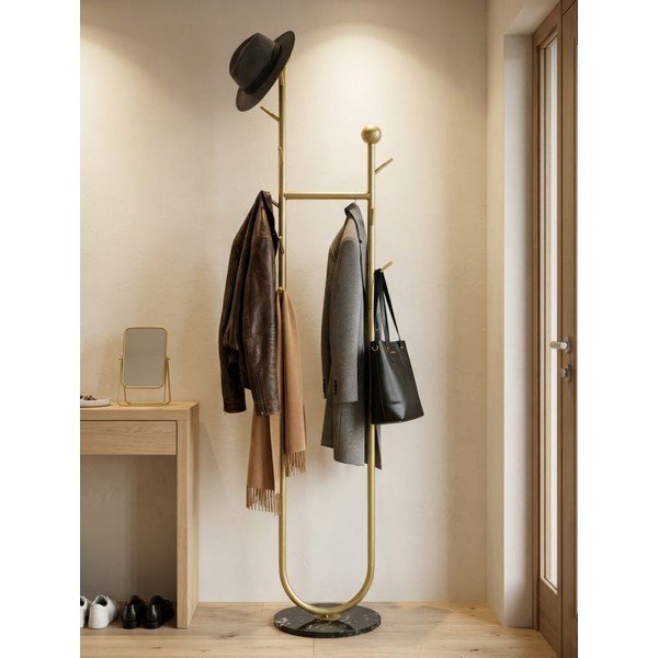 Kuldse värvi metallist riidepuuraam 40x175 cm Axi - Mauro Ferretti-image-1