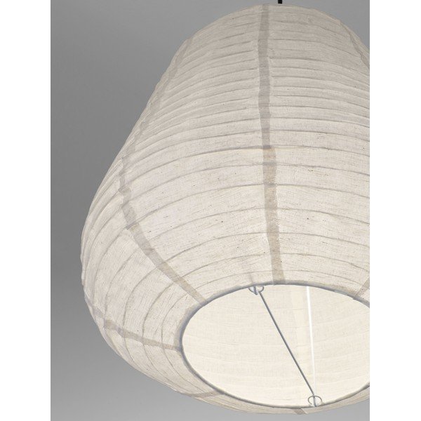 Valge linane ripplamp ø 50 cm Linnet - Nova Luce-image-2