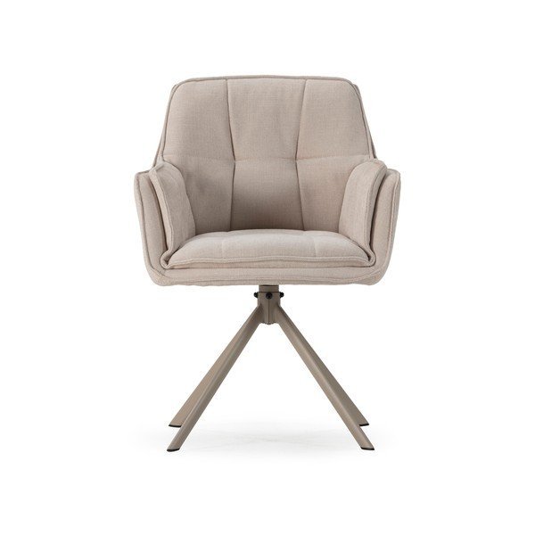 Beežid polsterdatud söögitoolid 2 tk komplektis Keiko - Marckeric-image-2