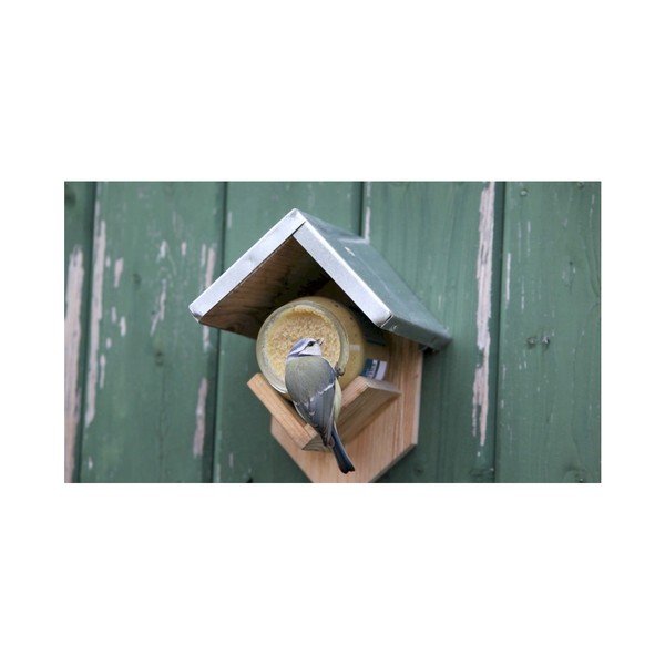 Männipuidust seinale paigutatav linnusöötja, kõrgus 19,5 cm - Esschert Design-image-1