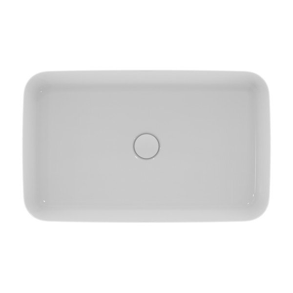 Valge keraamiline valamu 65x40 cm Ipalyss - Ideal Standard-image-2