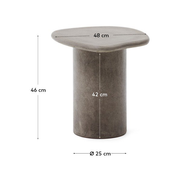 Aia hoiulaud 48x47 cm Macarella - Kave Home-image-4