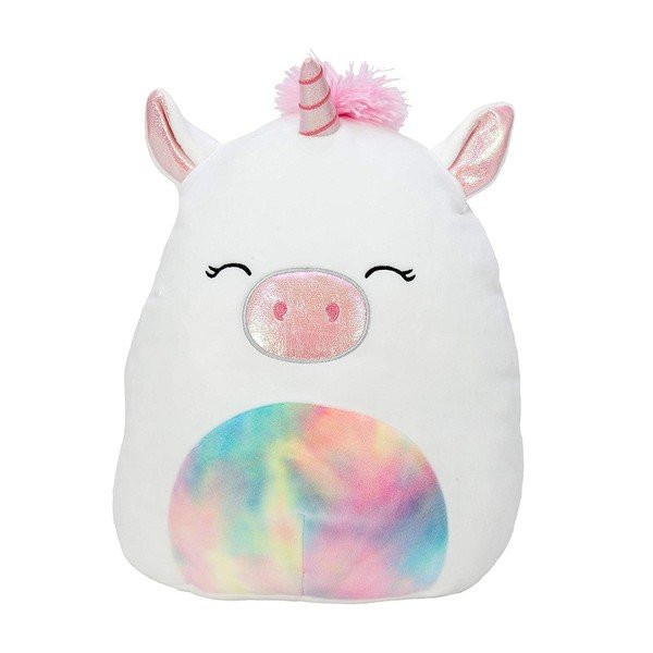 Pluusist valge ükssarvik , kõrgus 30 cm Sofia - SQUISHMALLOWS