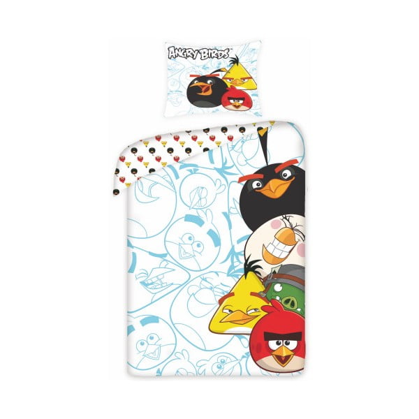 Povlečení Angry Birds 5002, 160 x 200 cm