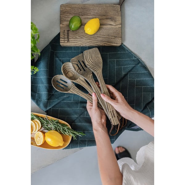 Puidust köögiriistade komplekt 4 tk - Bonami Selection-image-2