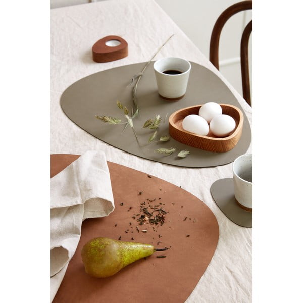 Öko-nahast lauamatt 37x44 cm Curve L Double Nupo - LIND DNA-image-4