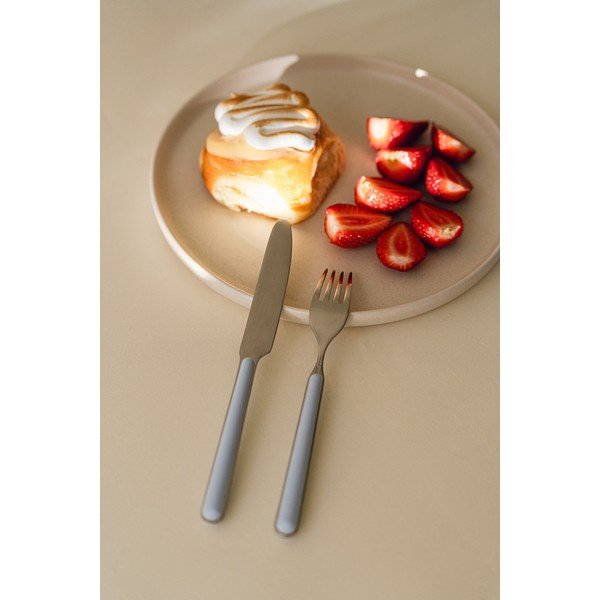 Helesinised/hõbedased roostevabast terasest söögiriistad, 4 osa ühele inimesele Noli - noo.ma-image-2