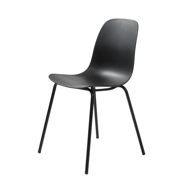 2 musta tooli komplekt Whitby - Unique Furniture