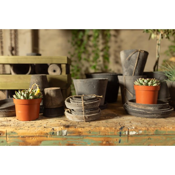 Taimede alus komplektis 3 tk terrakotta ø 10 cm – Esschert Design-image-4