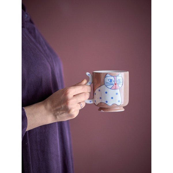 Helepruunid kruusid 4tk komplektis Missy - Bloomingville-image-2