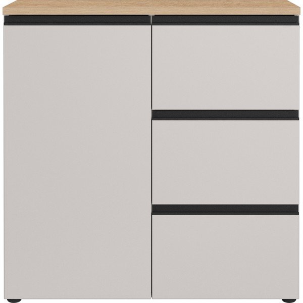 Hallikasbeež/hele naturaalne kummut 90x91x41 cm Cormano - Germania-image-4