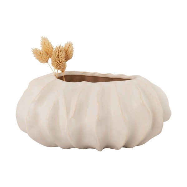 Valge keraamiline vaas - House Nordic-image-1