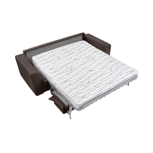 Pruun velvetist diivanvoodi 225 cm Augustin - Bobochic Paris-image-4