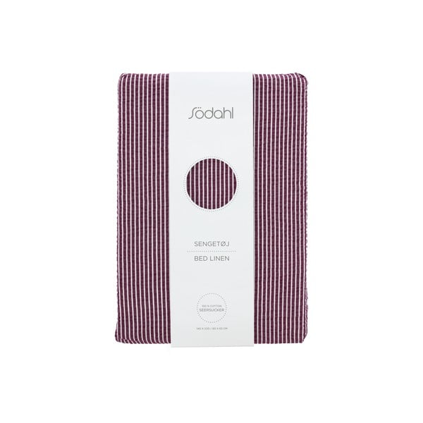 Lilla puuvillane voodipesu üheinimesevoodile 140x200 cm Cheerful - Södahl-image-4